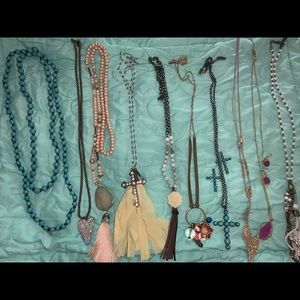 21 piece Plunder necklaces and earrings